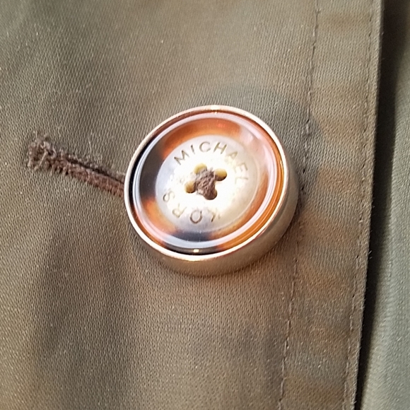 Michael Kors Trench Coat w/Removable Liner Size M - Picture 7 of 8